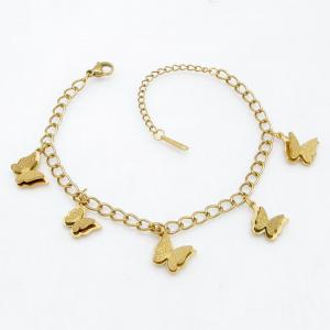 Stainless Steel Gold-plating Bracelet - KB214415-CM