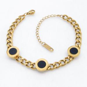 Stainless Steel Gold-plating Bracelet - KB214416-CM