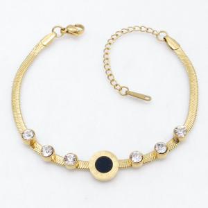 Stainless Steel Gold-plating Bracelet - KB214418-CM