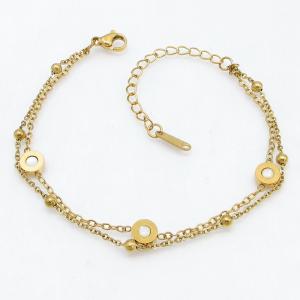 Stainless Steel Gold-plating Bracelet - KB214421-CM