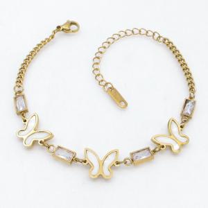 Stainless Steel Gold-plating Bracelet - KB214422-CM