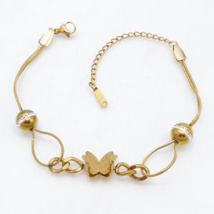 Stainless Steel Gold-plating Bracelet - KB214427-CM