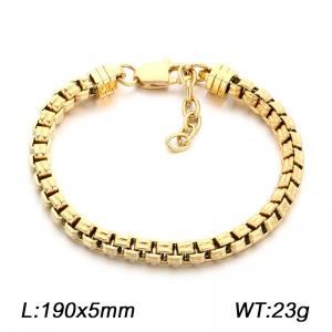 Fashionable stainless steel jewelry, men's daily wear bracelet - KB214665-KFC