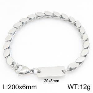Stainless Steel Bracelet(Men) - KB214868-Z