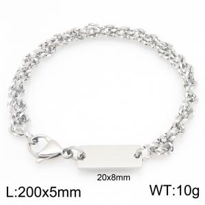 Stainless Steel Bracelet(Men) - KB214878-Z
