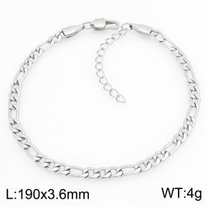 Fashionable jewelry stainless steel NK chain bracelet suitable for daily wear - KB215207-KGM