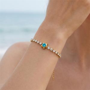 Stainless Steel Crystal Bracelet - KB215369-Z