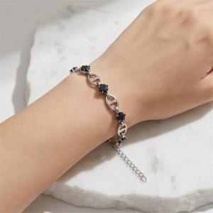 Stainless Steel Crystal Bracelet - KB215373-Z