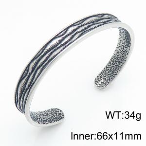 Stainless Steel Bangle - KB216090-LU