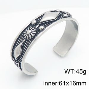 Stainless Steel Bangle - KB216091-LU