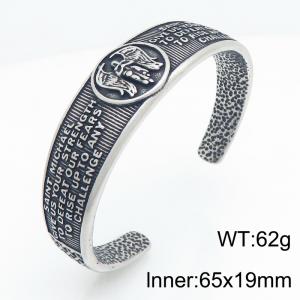 Stainless Steel Bangle - KB216096-LU