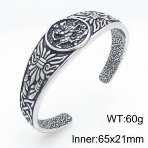Stainless Steel Bangle - KB216097-LU