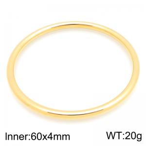 Stainless Steel Gold-plating Bangle - KB216800-TSC