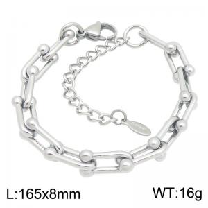 Stainless Steel Bracelet(Men) - KB216956-CQ