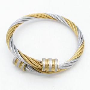 Stainless Steel Wire Bangle - KB217121-XY