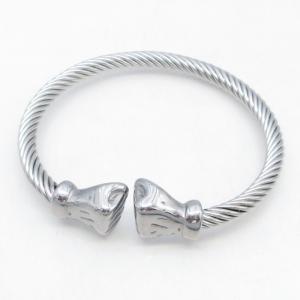 Stainless Steel Wire Bangle - KB217122-XY