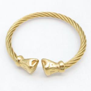 Stainless Steel Wire Bangle - KB217127-XY