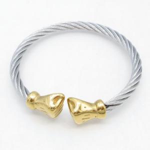 Stainless Steel Wire Bangle - KB217128-XY