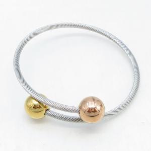 Stainless Steel Wire Bangle - KB217133-XY
