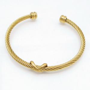 Stainless Steel Wire Bangle - KB217711-HB