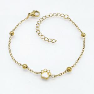 Stainless Steel Gold-plating Bracelet - KB217852-TJG