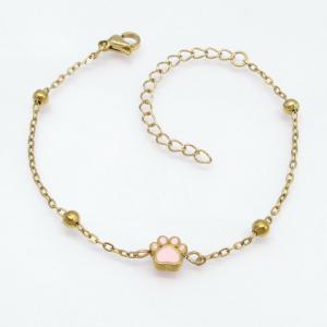 Stainless Steel Gold-plating Bracelet - KB217853-TJG
