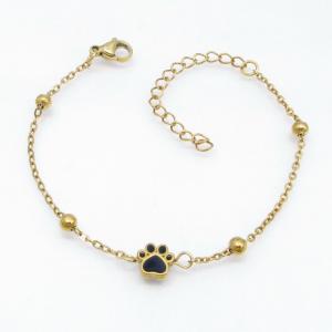 Stainless Steel Gold-plating Bracelet - KB217854-TJG