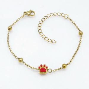 Stainless Steel Gold-plating Bracelet - KB217856-TJG