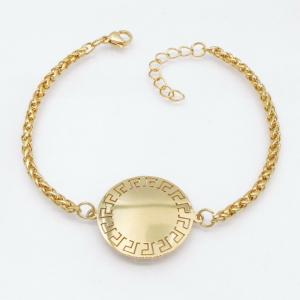 Stainless Steel Gold-plating Bracelet - KB217862-TJG