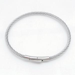 Stainless Steel Wire Bangle - KB218094-CQ