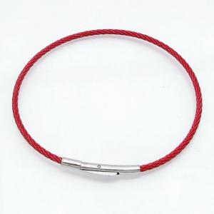 Stainless Steel Wire Bangle - KB218104-CQ