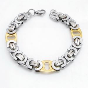 Stainless Steel Gold-plating Bracelet - KB218132-CQ