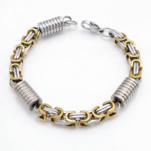 Stainless Steel Gold-plating Bracelet - KB218151-CQ
