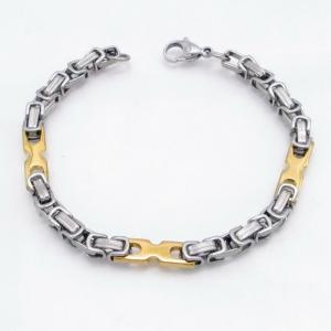 Stainless Steel Gold-plating Bracelet - KB218160-CQ