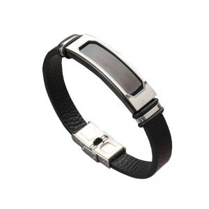 Stainless Steel Rubber Bracelet - KB218543-WGXM