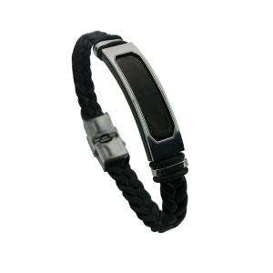 Stainless Steel Rubber Bracelet - KB218544-WGXM