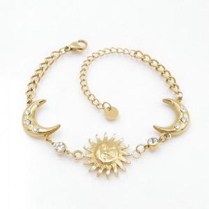 Stainless Steel Gold-plating Bracelet - KB218582-HM