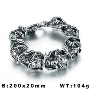Stainless Steel Special Bracelet - KB29677-D