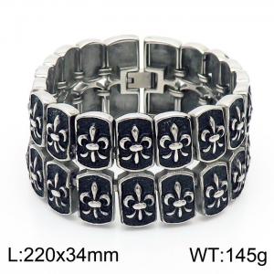 Stainless Steel Bracelet(Men) - KB39767-D