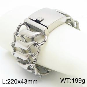 Stainless Steel Bracelet - KB49348-D