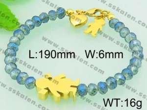 Stainless Steel Plastic Bracelet - KB64455-Z
