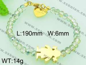 Stainless Steel Plastic Bracelet - KB64456-Z