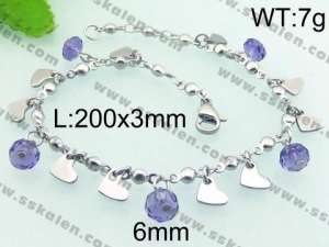 Stainless Steel Bracelet(women) - KB68344-Z