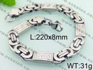 Stainless Steel Bracelet(Men) - KB68793-H
