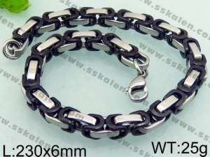Stainless Steel Black-plating Bracelet - KB68845-H