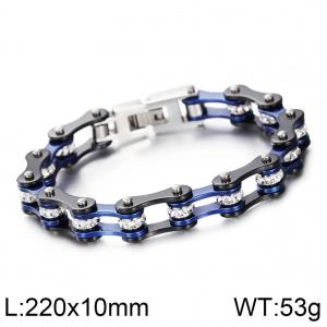 Stainless Steel Bicycle Bracelet - KB69272-CH