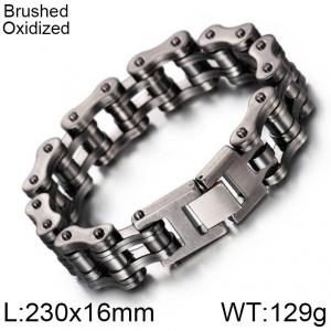 Stainless Steel Bicycle Bracelet - KB69918-BD