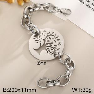 Exaggerated Chain 316L Stainless Steel Tree of Life Christmas Tree Gift - KB75458-Z