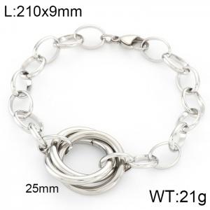 Stainless Steel Bracelet(women) - KB84628-K
