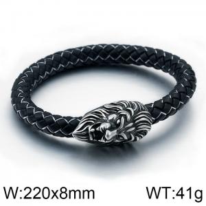 Leather Bracelet - KB84640-BD